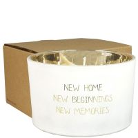 Sojakaars. Kaars. Cadeau kaars. Nieuw huis. Gefeliciteerd. Huis cadeau. Housewarming. Housewarming cadeau. Cadeau voor nieuw huis. Cadeau voor in huis. Nieuw begin. Nieuw herinneringen.