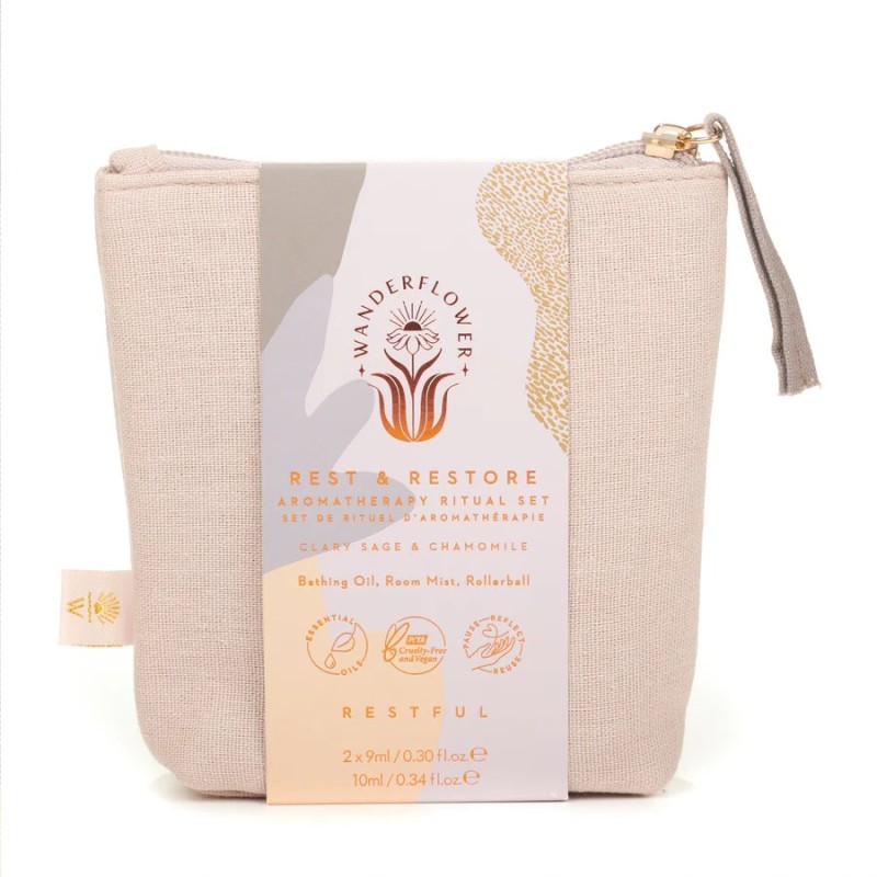 Rest & Restore Aromatherapie giftset met kaarsjes