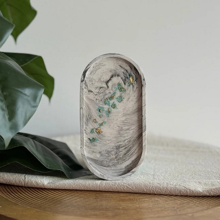Origineel DIY brievenbuspakket giethars schaaltje Zwart schaaltje - 