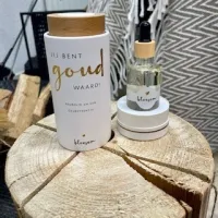 Geursteentje met geurolie in geschenkkoker