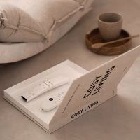 Opbergboek van linnen 'Cosy Living' - 