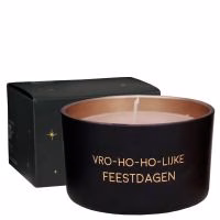 Biologische sojakaars Vro-ho-ho-lijke feestdagen - 