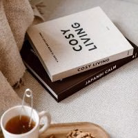 Opbergboek van linnen 'Cosy Living' - 