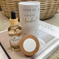 Geursteentje met geurolie in geschenkkoker