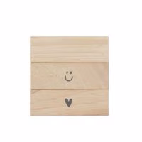 Houten jenga spelletje 'Op jou kan ik bouwen'