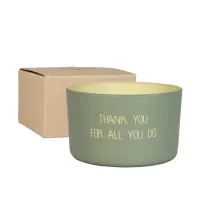 thank you, cadeau, bedankt, sojageurkaars, buitenkaars