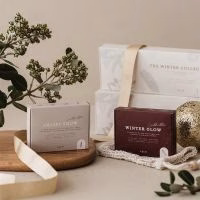Brievenbus giftset met heerlijke winterse zeep - 