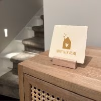 Yett, Tegeltje, Sfeer, Huis, Tegeltje met standaard, Tegeltje met tekst - 