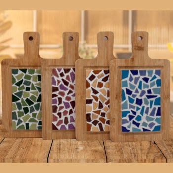 DIY Relatiegeschenk Borrelplankje Mozaïek