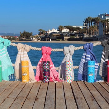 Hamamdoek in geschenkkoker Towel To Go 