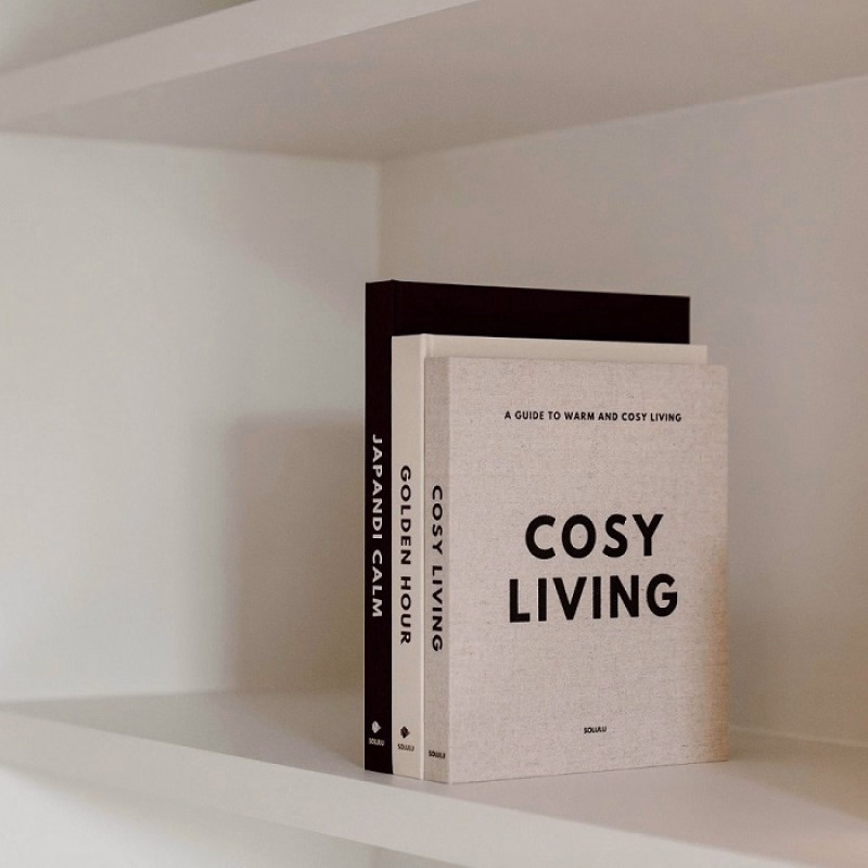 Opbergboek van linnen 'Cosy Living' - 