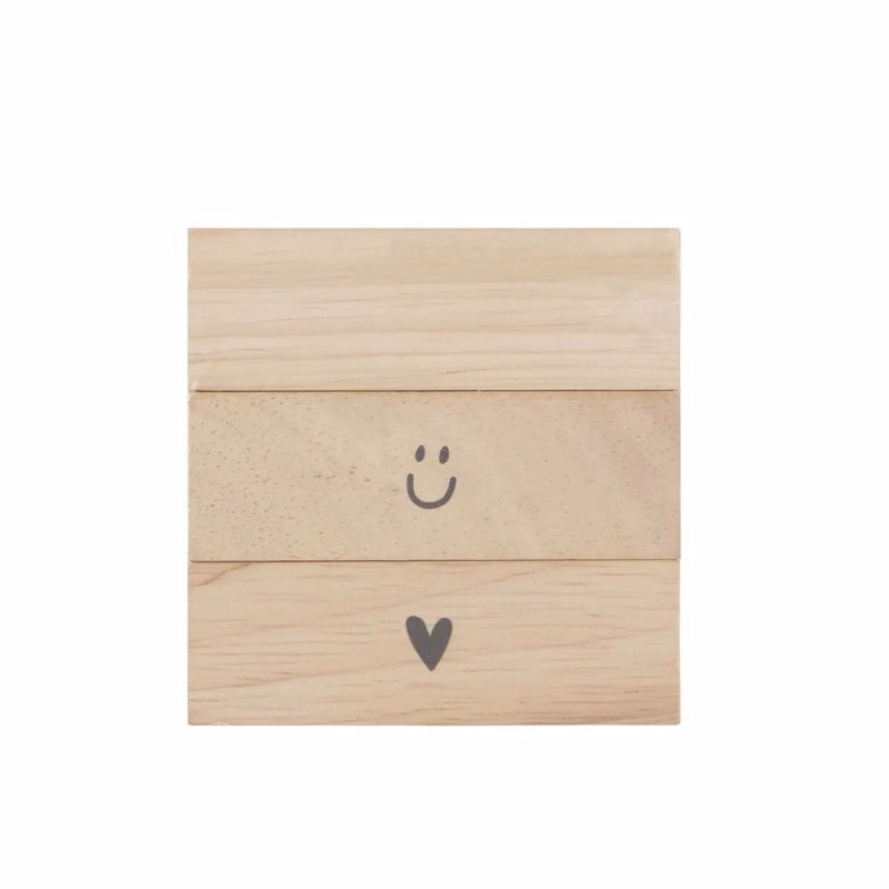 Houten jenga spelletje 'Op jou kan ik bouwen'
