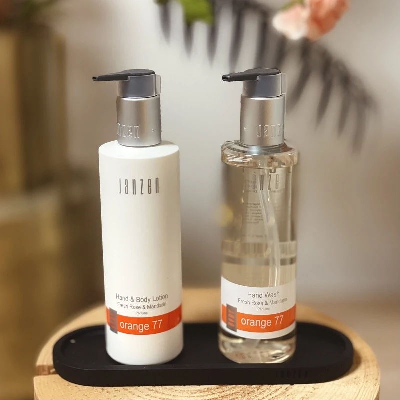 Janzen Orange giftset met hardstenen schaaltje