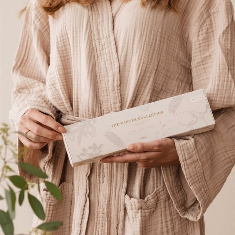 Brievenbus giftset met heerlijke winterse zeep - 