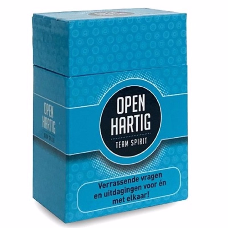Openhartig Team spirit kaartspel, een spel voor collega's - 