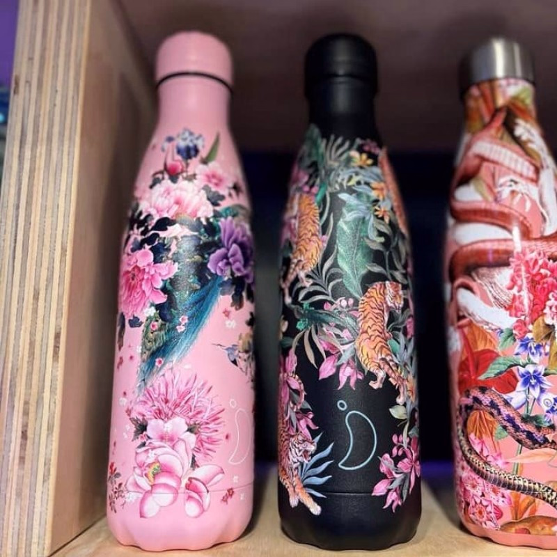 Chilly's Bottle Thermosfles met Pioenrozen