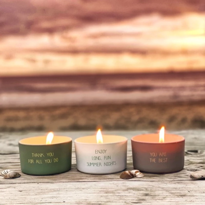 Kaars voor buiten 'Thank you for all you do' of 'You are the Best'