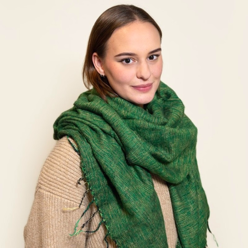 Sjaal Met een Verhaal - Zachte FairTrade  - 
