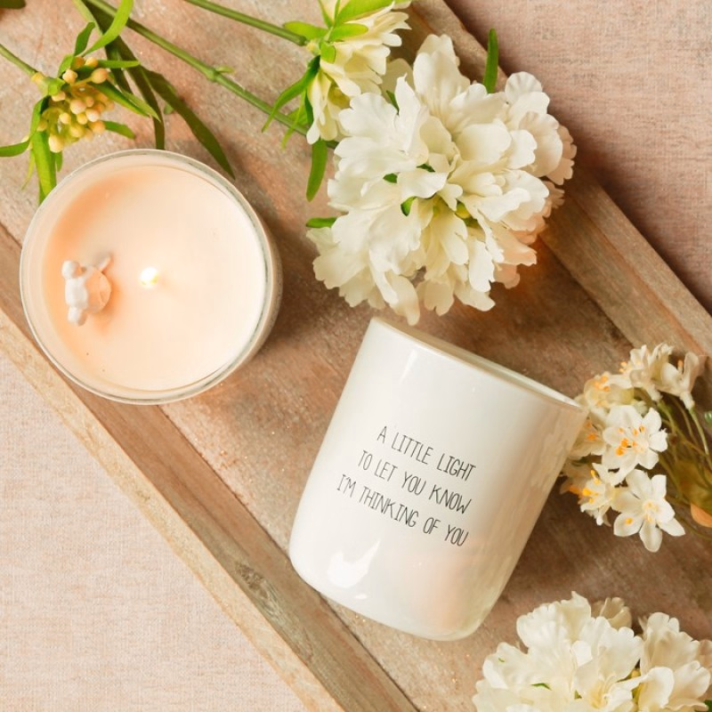 A little light to let you know... biologische geurkaars - 