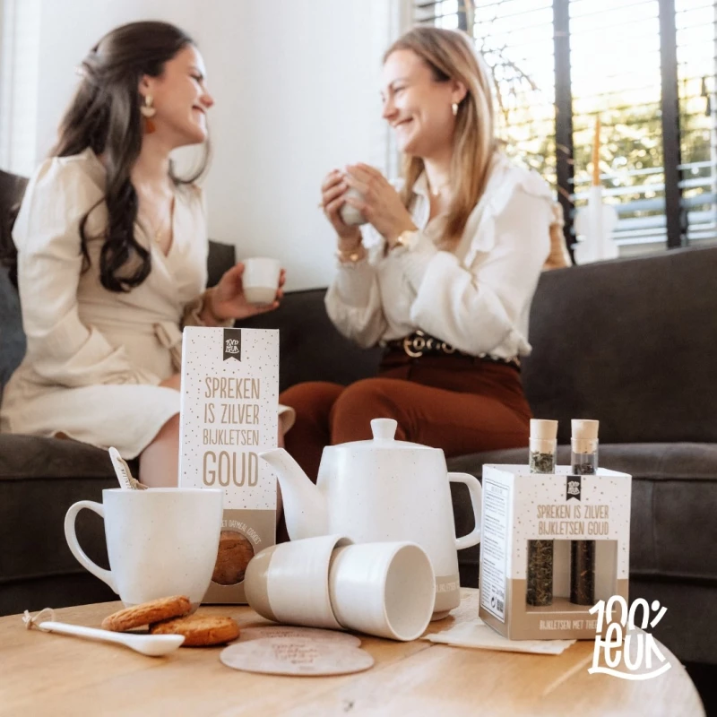 Leuke Thee & Koekjes Giftset