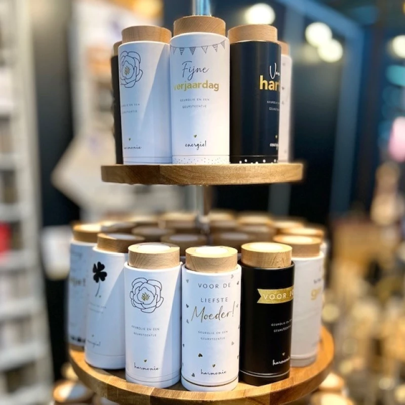 Geursteentje met geurolie in geschenkkoker