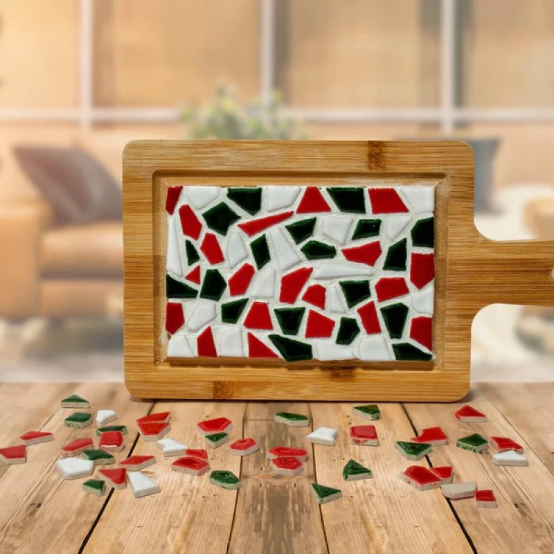 DIY Relatiegeschenk Borrelplankje Mozaïek
