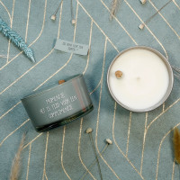 Sojakaars - kaars - flessenpost - complimentje - inspirerende tekst - cadeau - Cadeau voor haar - Leuk cadeau vriendin - Cadeautjes voor haar - Cadeau idee vrouw - Moederdagcadeau - Kado voor mama