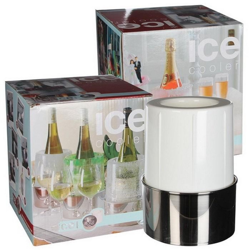 Gave ijskoeler 'Nice cooler' in zilverkleur SALE