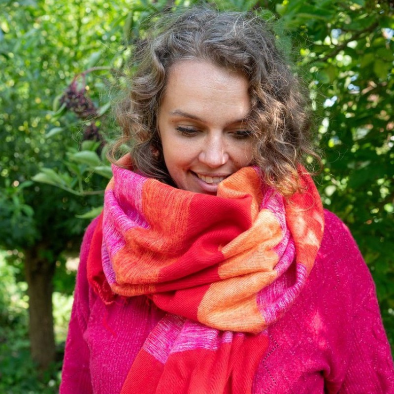 Sjaal Met een Verhaal - Zachte FairTrade 