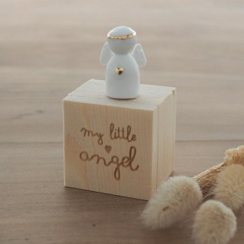 My little angel beschermengeltje in houten doosje