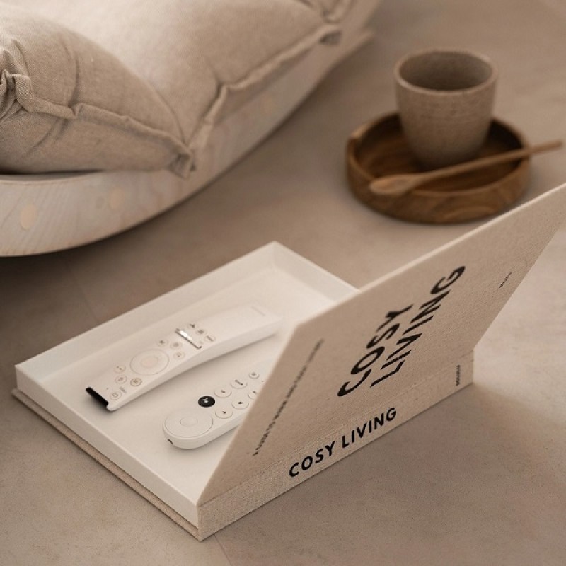 Opbergboek van linnen 'Cosy Living'