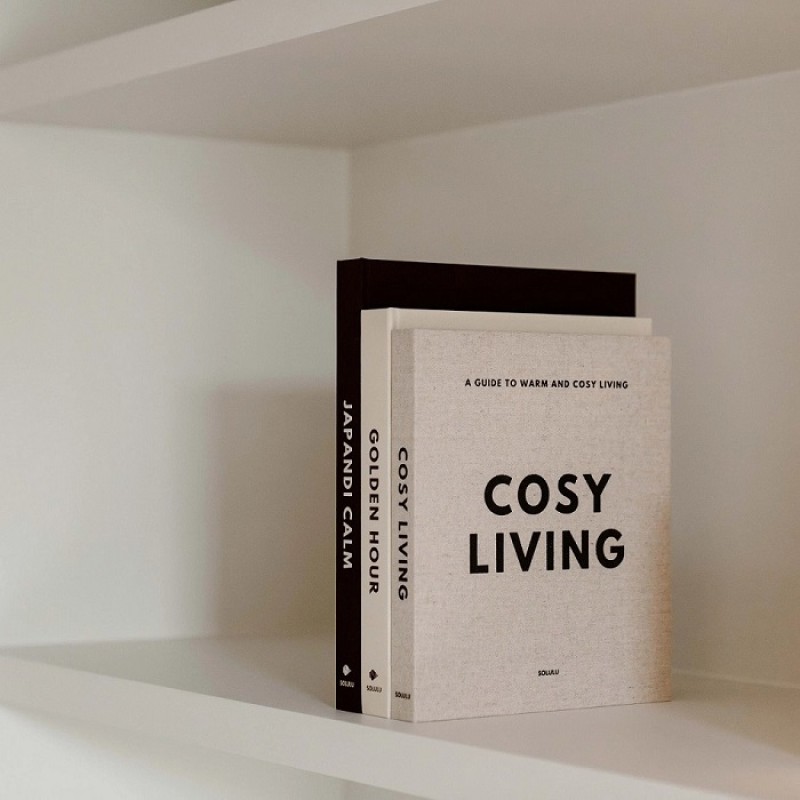 Opbergboek van linnen 'Cosy Living'