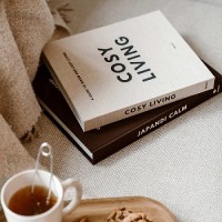 Opbergboek van linnen 'Cosy Living'